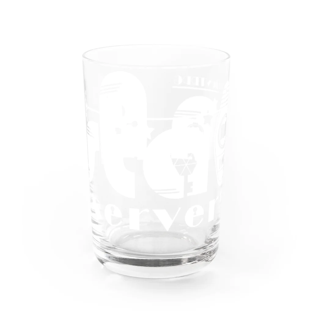 あすたらのAstala鯖ロゴ Water Glass :front