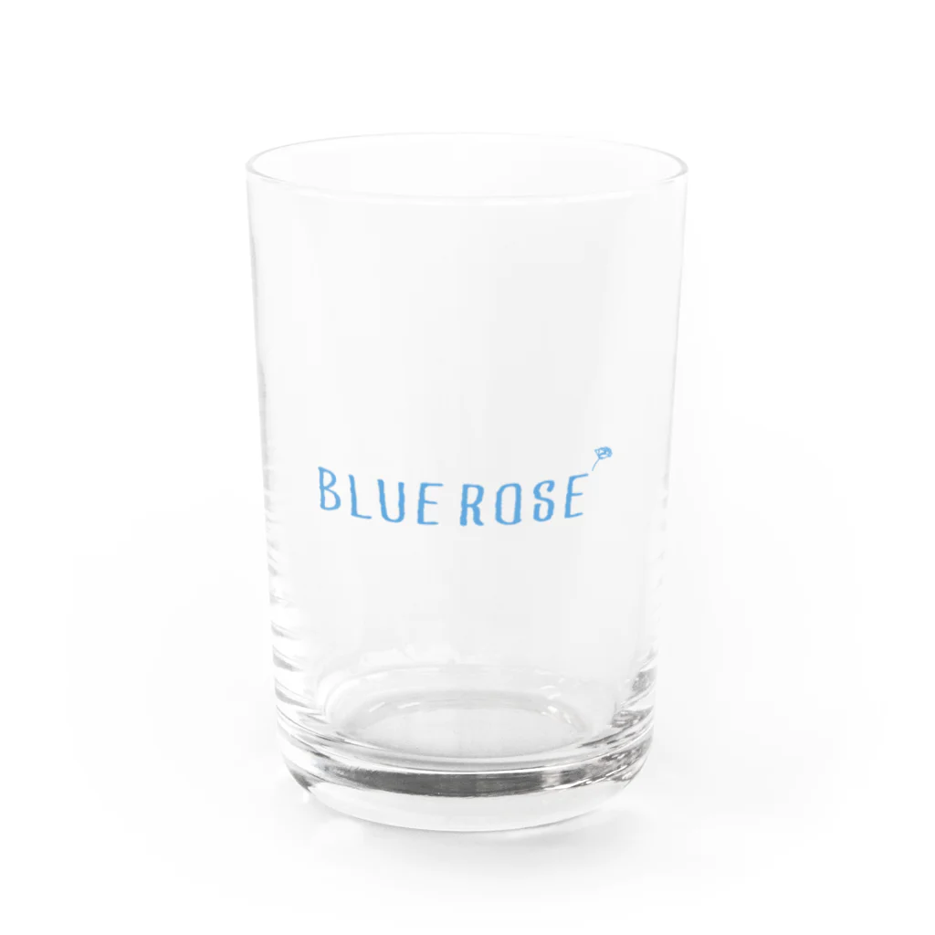 yukiomaruのBLUE ROSE Water Glass :front