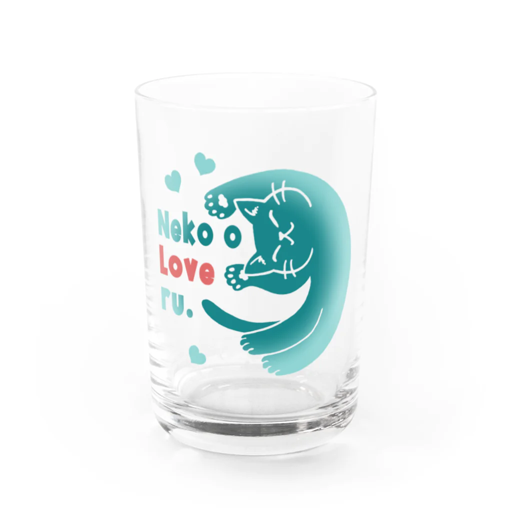 SU-KUの猫をLoveる・改 Water Glass :front