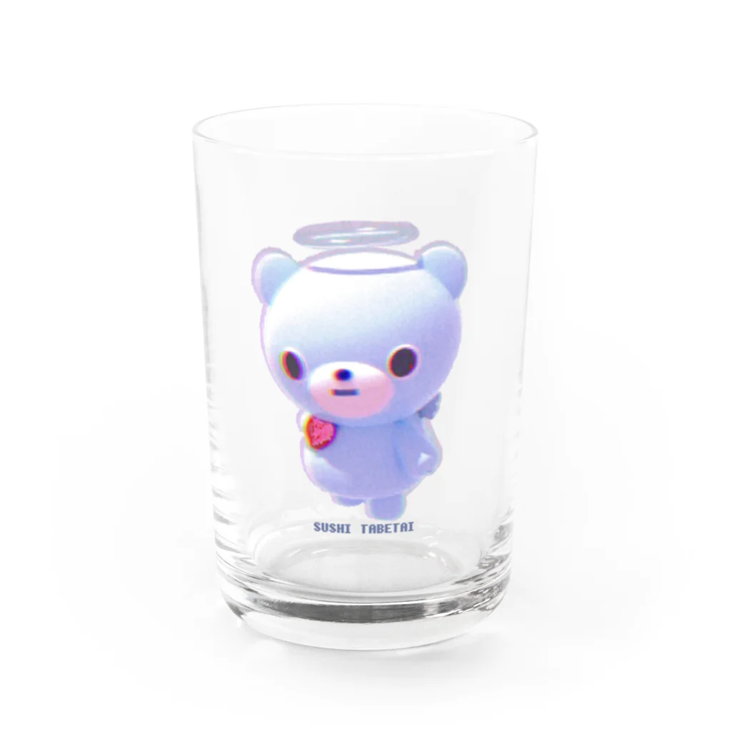 ✧すしや✧のGABIGABI KUMACHAN Water Glass :front