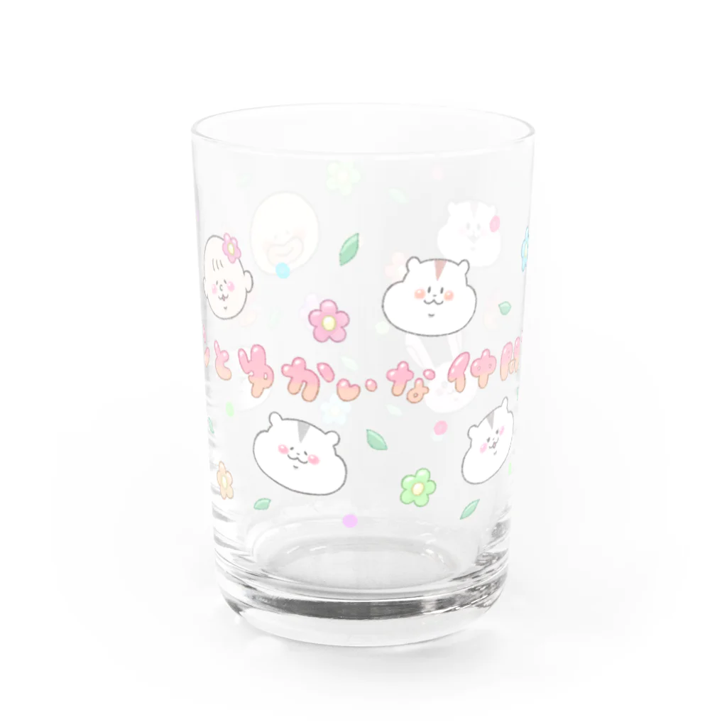 BARUのお店🌷のコロンとゆかいな仲間たち大集合！！ Water Glass :front