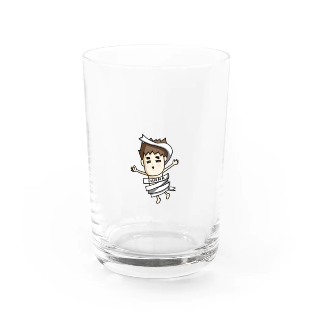 ポロチェロ(旦那)の旦那木綿グラス Water Glass :front