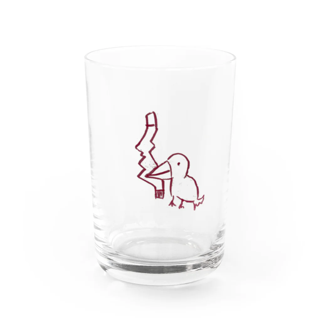 埼玉県はいちご味のキツツキトラップリップ Water Glass :front