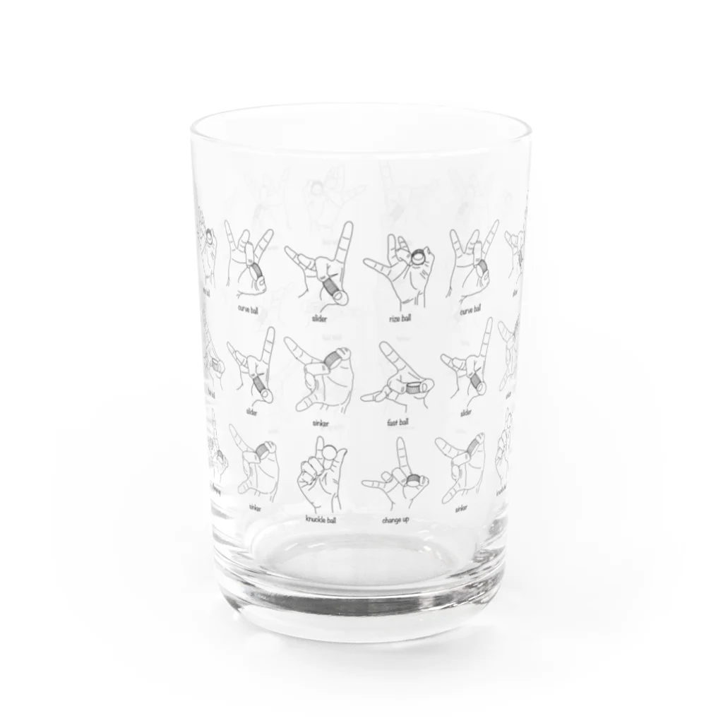 くらのキャップ野球 変化球 Water Glass :front