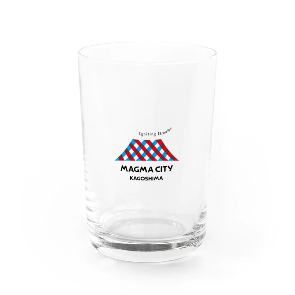 マグマシティ鹿児島市公式グッズショップのマグマシティグッズ（英語版） Water Glass :front