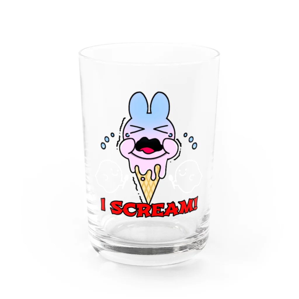 ピノコのI SCREAM！牛乳注いであげてね Water Glass :front