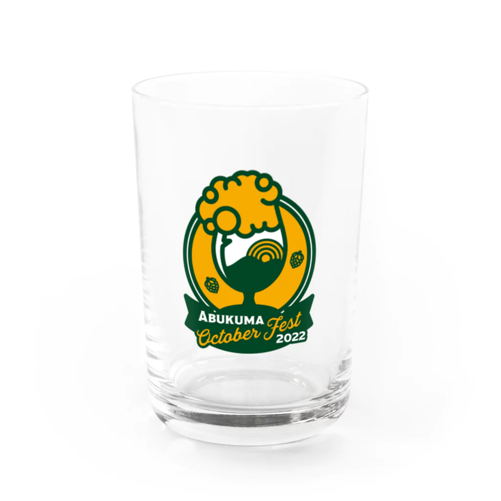 あぶくまオクトーバーフェスト Official Goods2022のあぶくまオクトーバーフェストOfficial Goods Water Glass :front