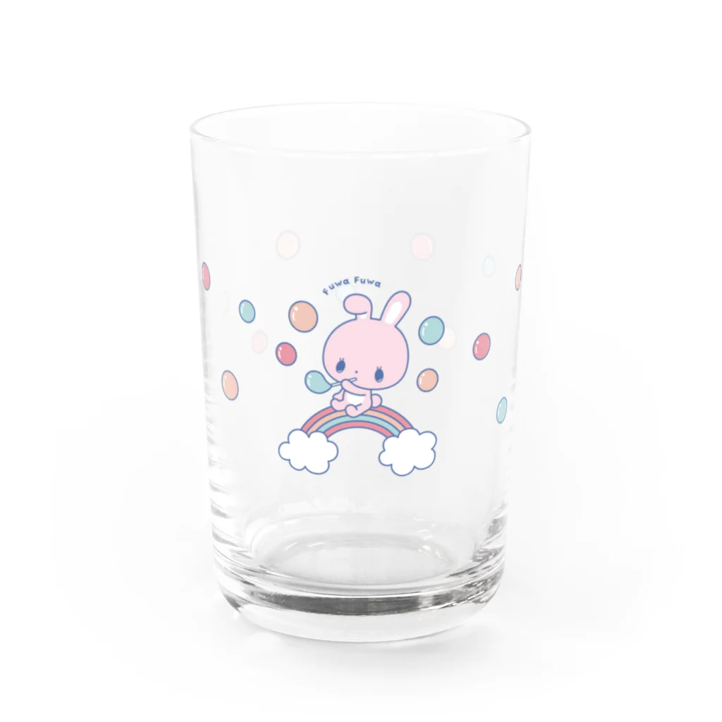 Sugar Plum Shopのうさぎちゃん グラス ふわふわ Water Glass :front