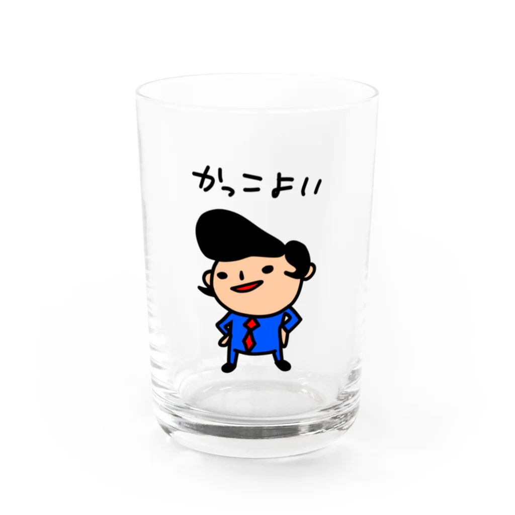 momino studio SHOPの男前があふれてる Water Glass :front