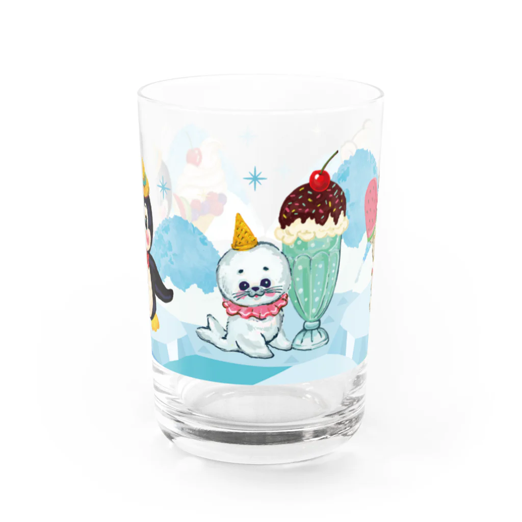 　Ma cocotte （まここっと）のハッピーアイスクリーム Water Glass :front