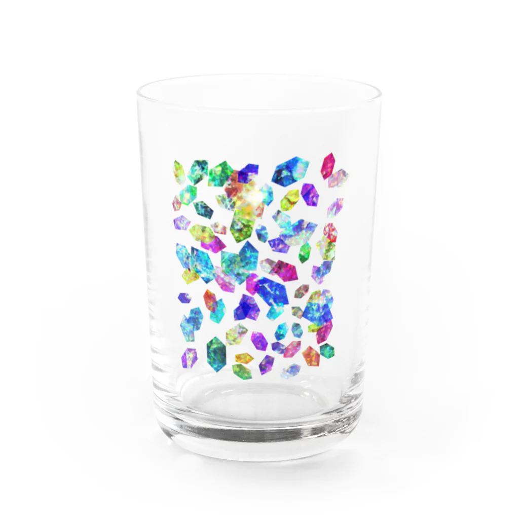 R☆worldのカラフルクリスタル Water Glass :front