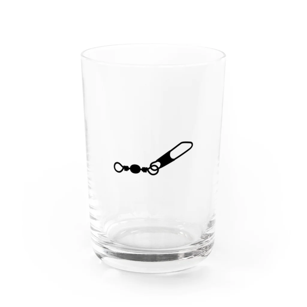 こざかなのスナップ付きサルカン Water Glass :front