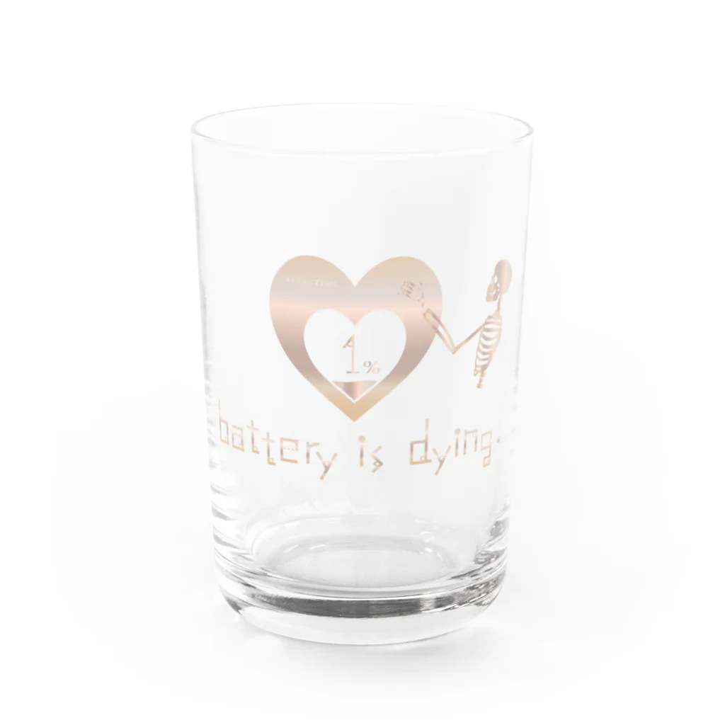 honey-designのバッテリーが死にそうです Water Glass :front