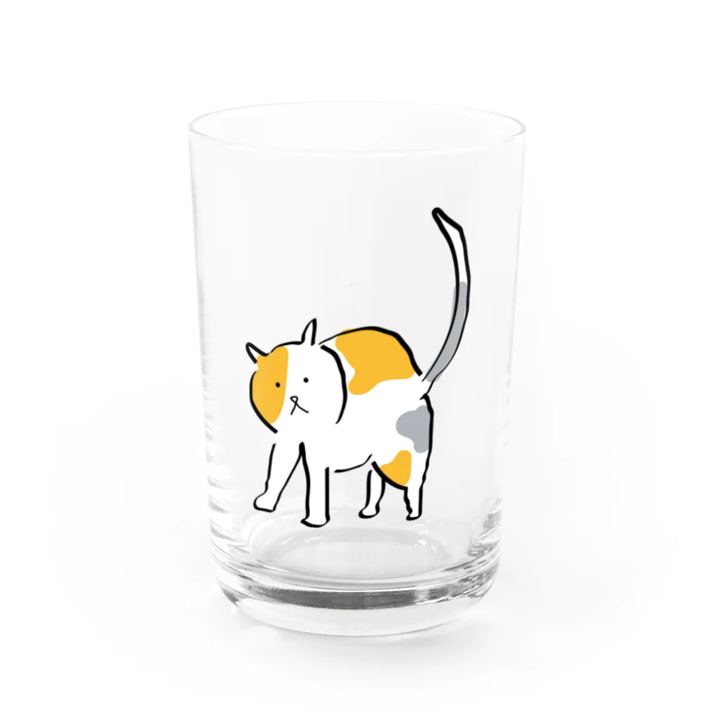 キャットニャーのCalm Catt（カームキャット） Water Glass :front