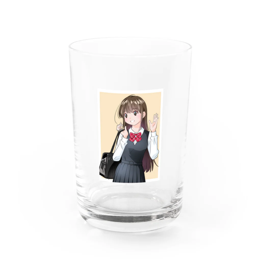 yanchikiのオリキャラグッズ店の南野　渚 Water Glass :front