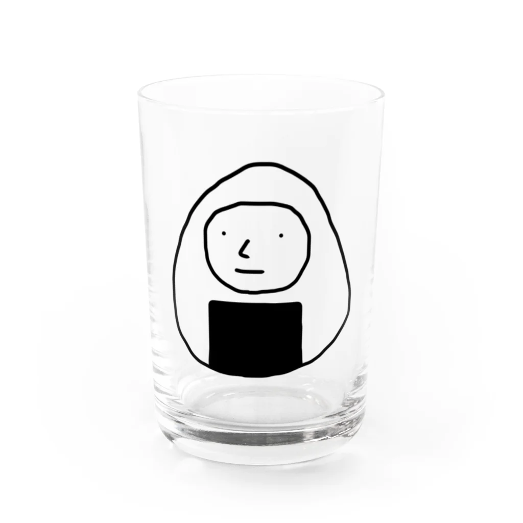 きりん　たかひろのおにぎり Water Glass :front