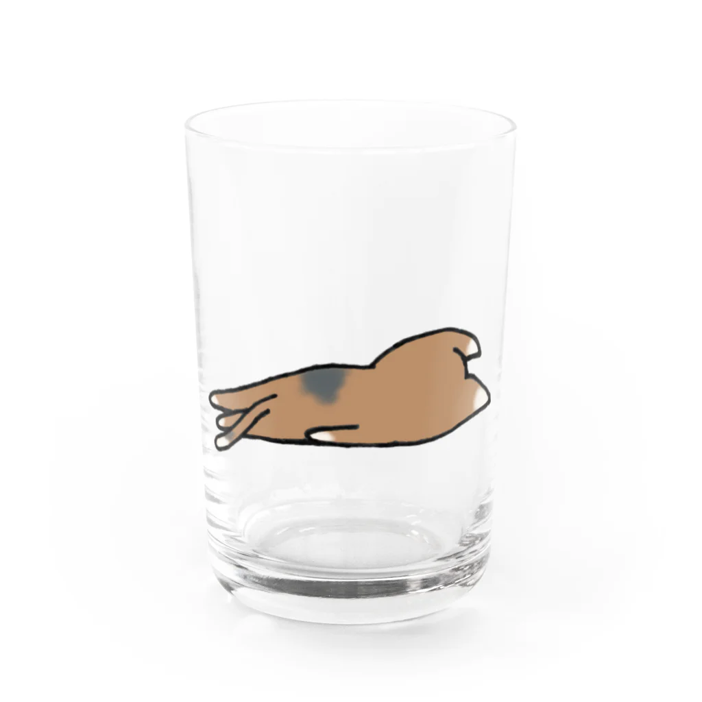 みーちやのぐったりらいぞう Water Glass :front