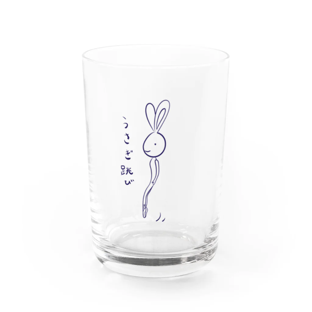 char pottery のうさぎ跳び Water Glass :front