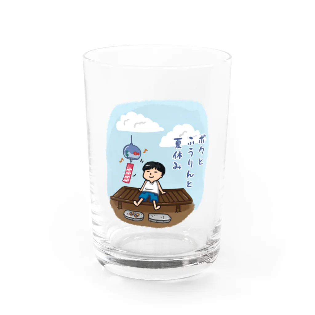 Andiamoのボクと風鈴と夏休み Water Glass :front