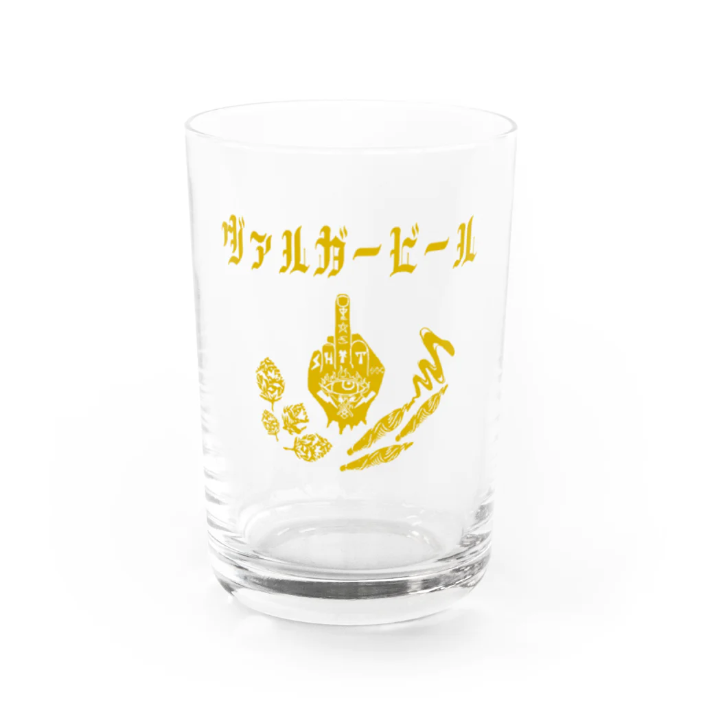 低俗商店の低俗麦酒ビイドロ湯呑 Water Glass :front