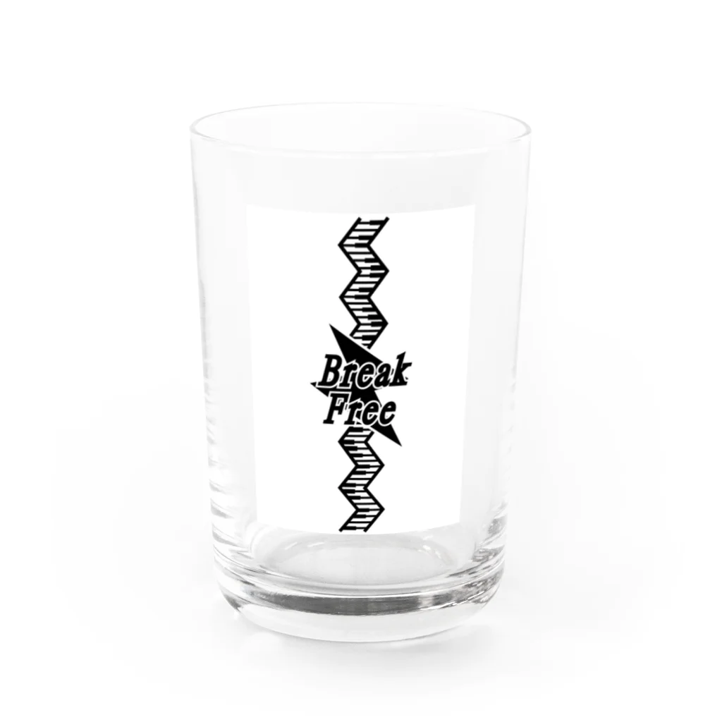 瑠愛☆ピアノ弾き語りの瑠愛breakfreeツアーグッズ Water Glass :front