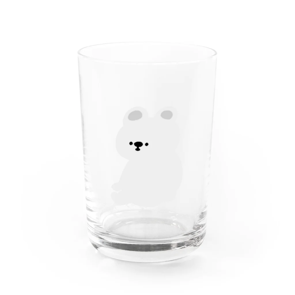 Rutaoのぼんやりべあー Water Glass :front