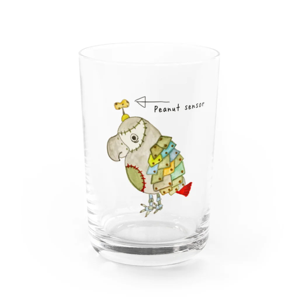 ねこぜや のROBOBO「福ちゃんロボ」 Water Glass :front