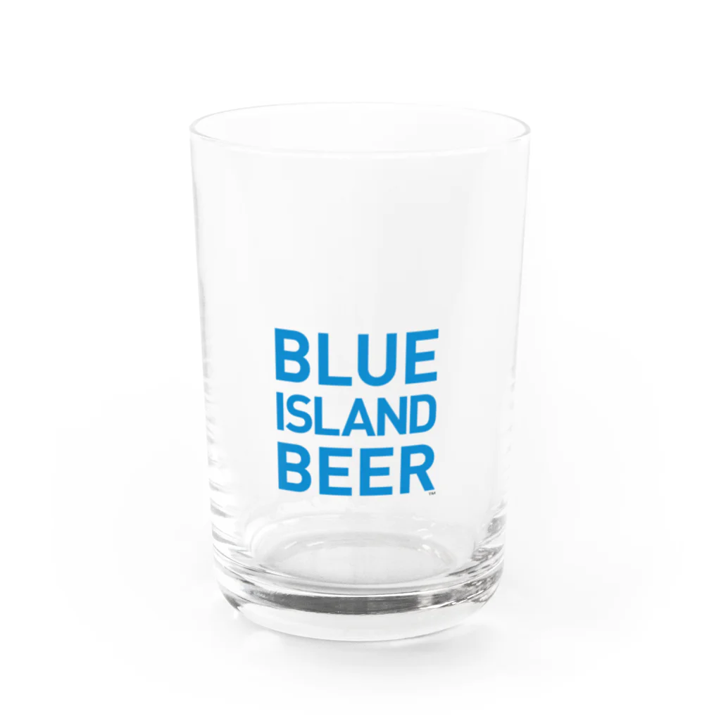 BLUE ISLAND BEER グッズストアのBLUE ISLAND BEERグッズ グラス前面