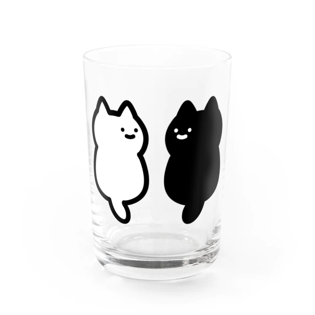 soratoの正面のわからないねこ Water Glass :front