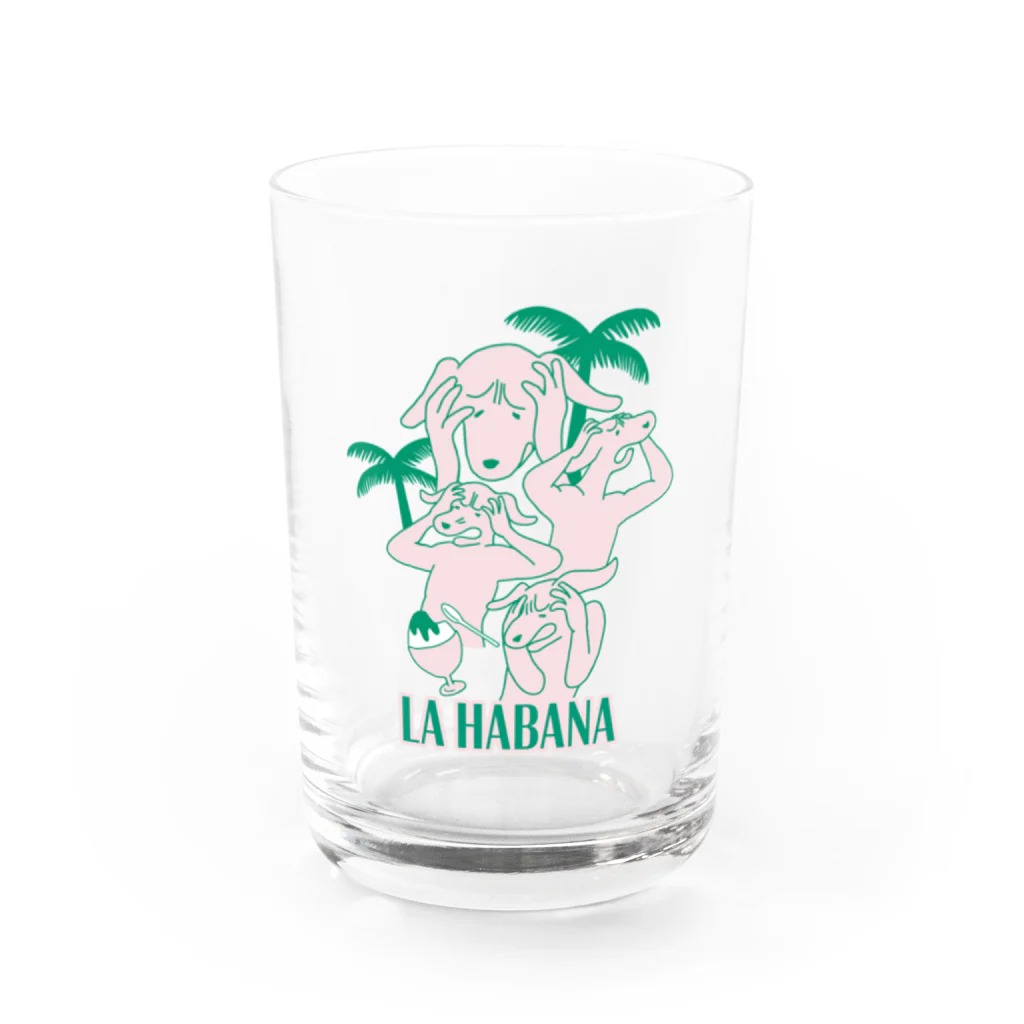 LONESOME TYPE ススのハバナ（犬）🌴 Water Glass :front