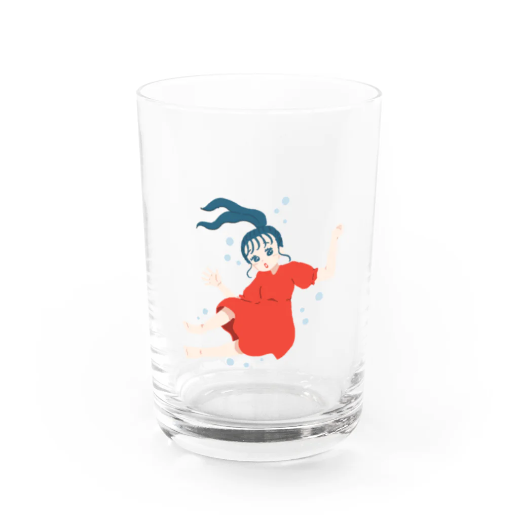 pecoの金魚ちゃん Water Glass :front