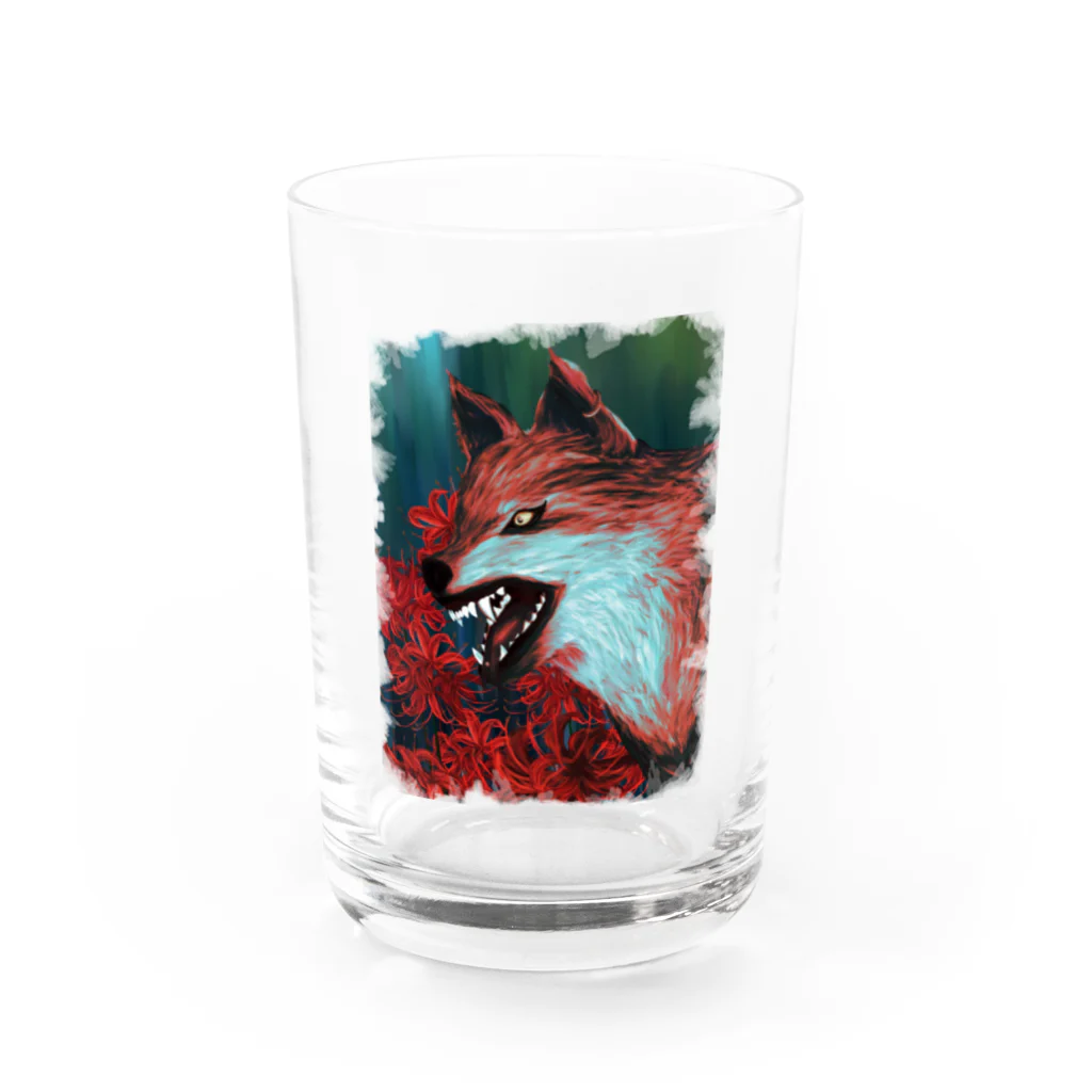 code:625の狼と彼岸花 Water Glass :front