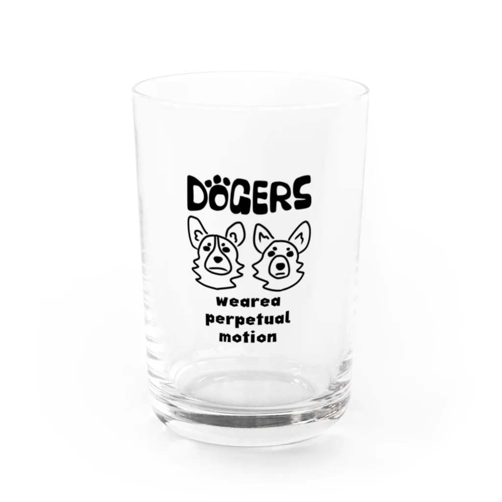 DOGERSのDOGERSオリジナルグッズ グラス前面