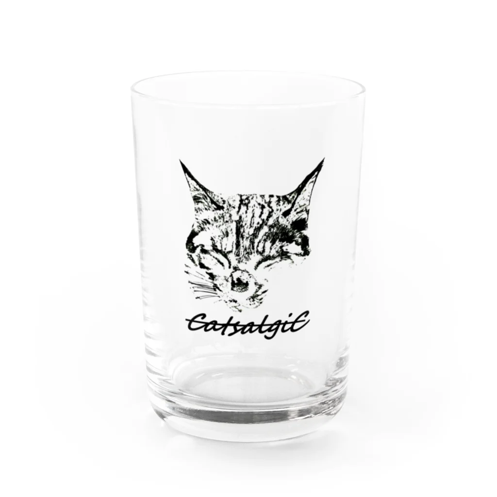 CatsalgiCのCatsalgiC《オリジナルロゴ》 Water Glass :front