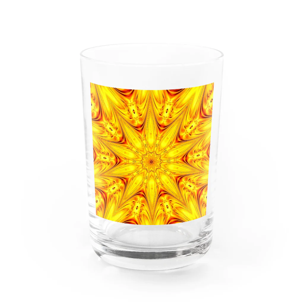 Anna’s galleryのSunflower Water Glass :front