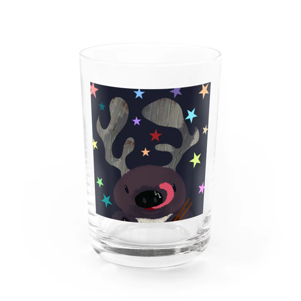 Ostrich Gamesのデリシャストナカイ Water Glass :front