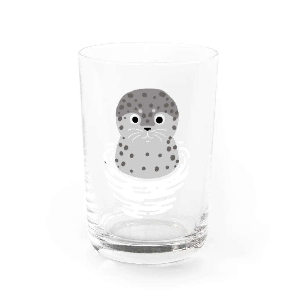 segasworksのうみのおともだち（ゴマフ） Water Glass :front