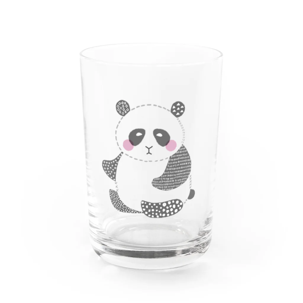  森元紀子 ｜ten sen enのパンダ Water Glass :front