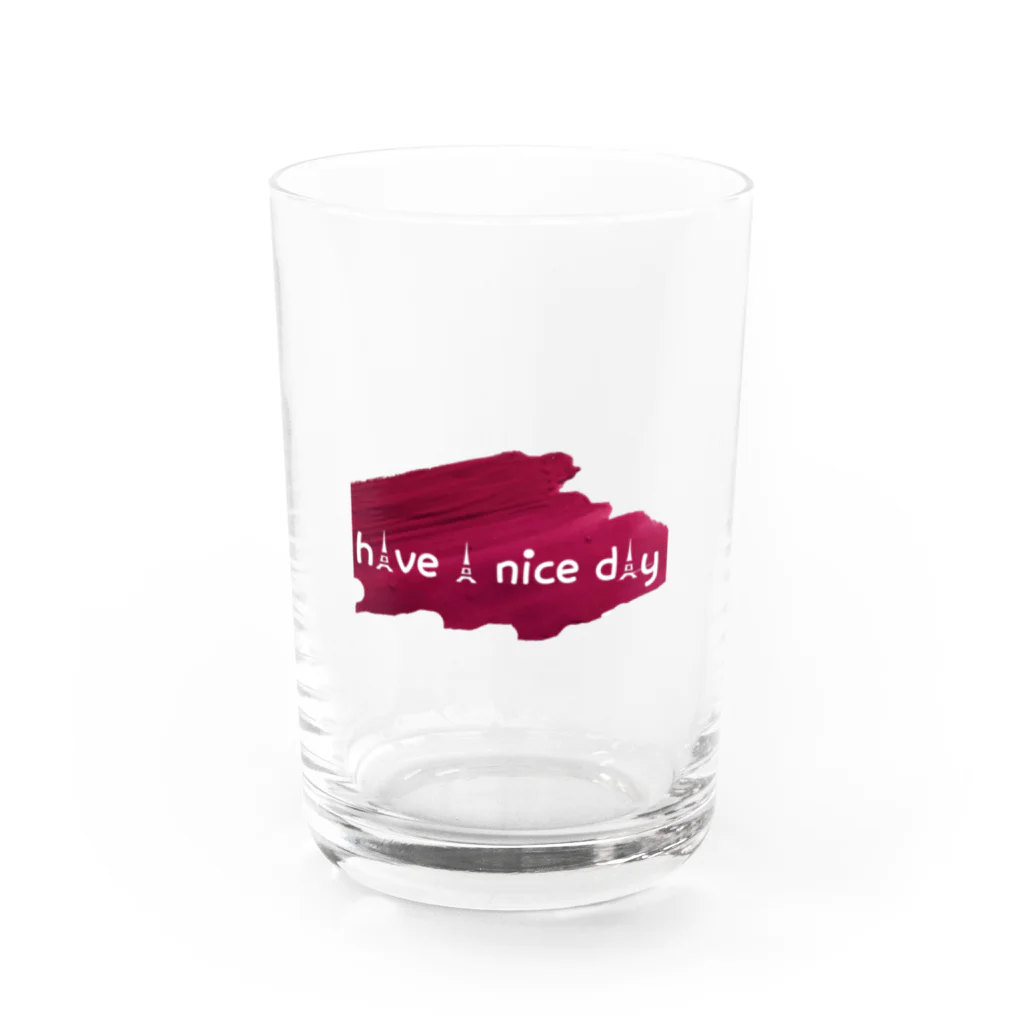 cocoyumi8のhave a nice day Water Glass :front