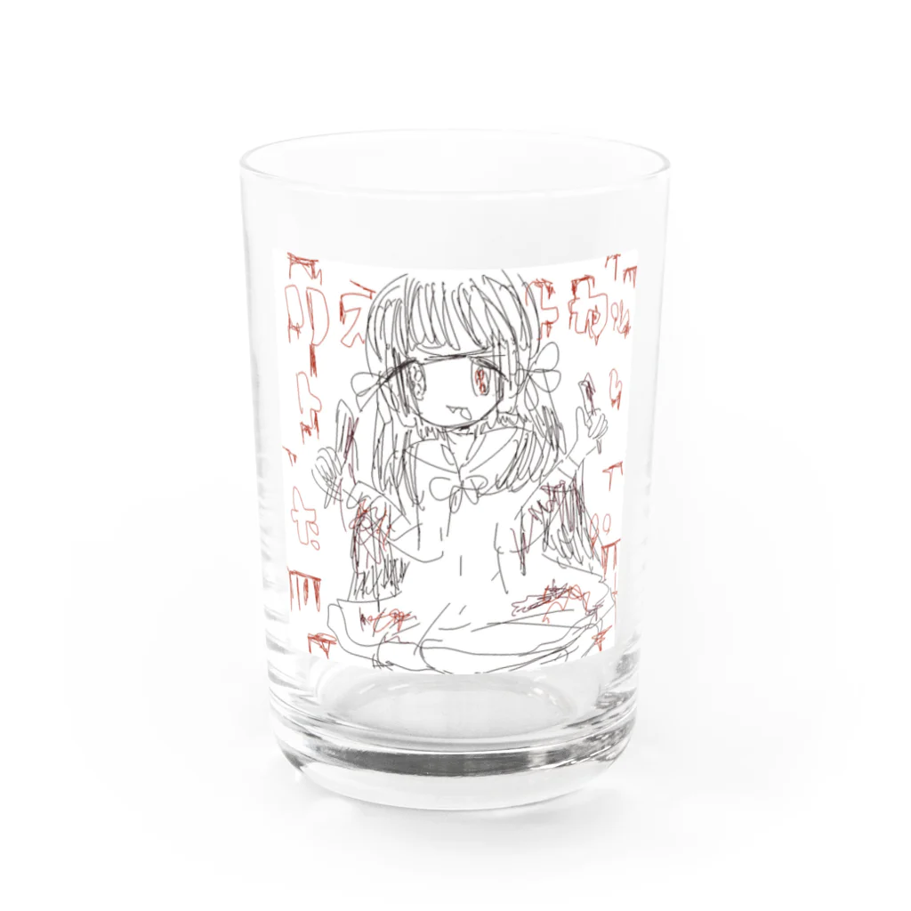 いおちゃんのｒｓｔっかっつお Water Glass :front