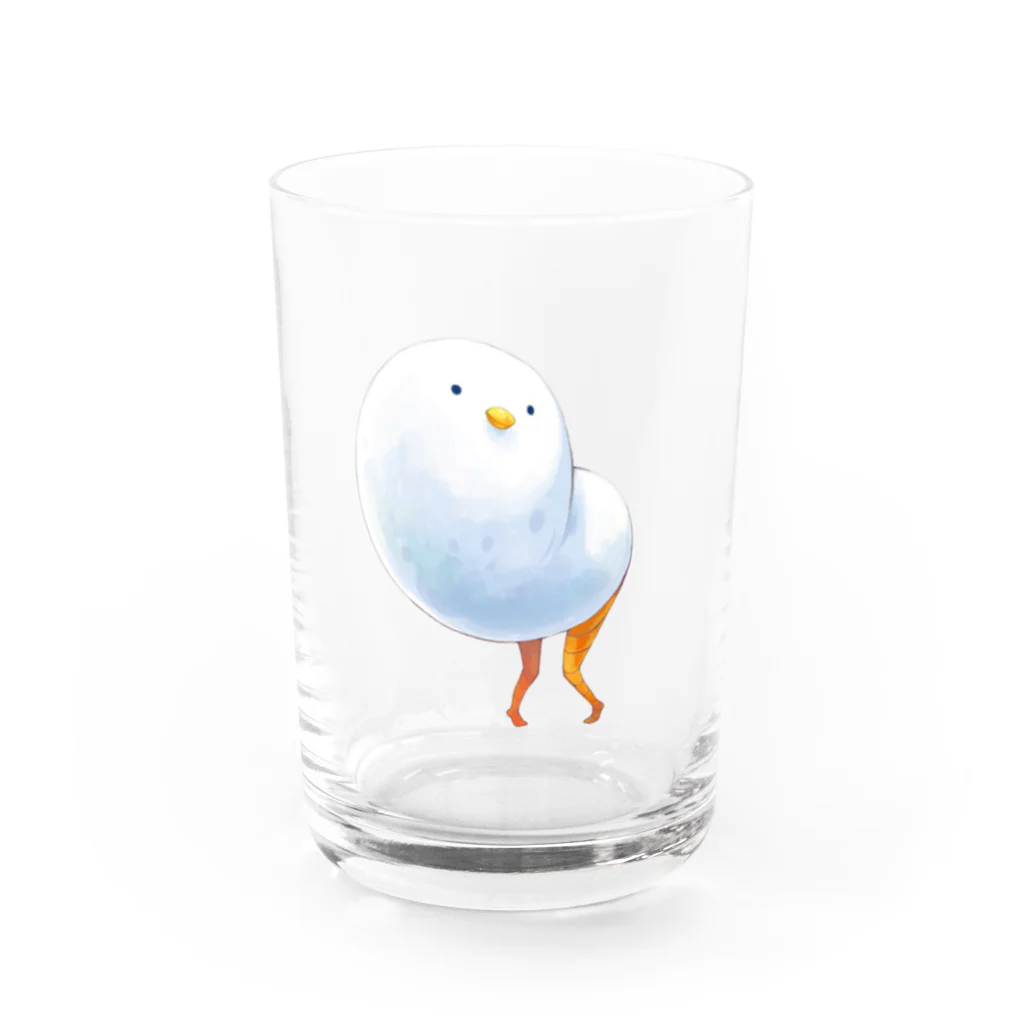 梅味のくねり Water Glass :front