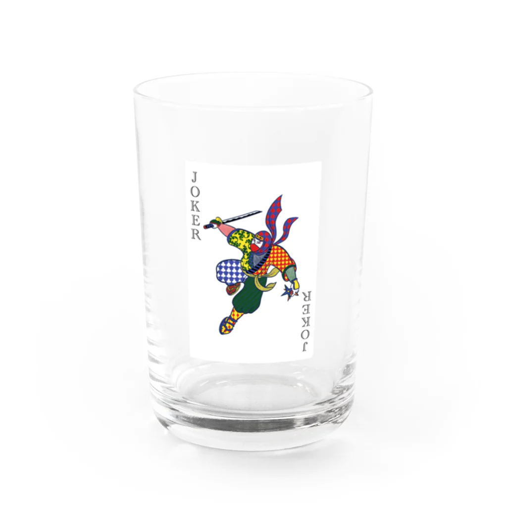浮世絵はんの浮世絵トランプ/ジョーカー Water Glass :front