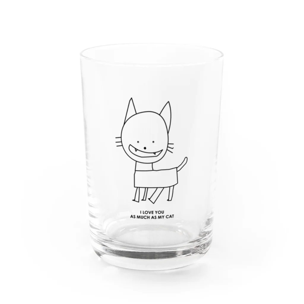 mi gatosのmy cat lily Water Glass :front