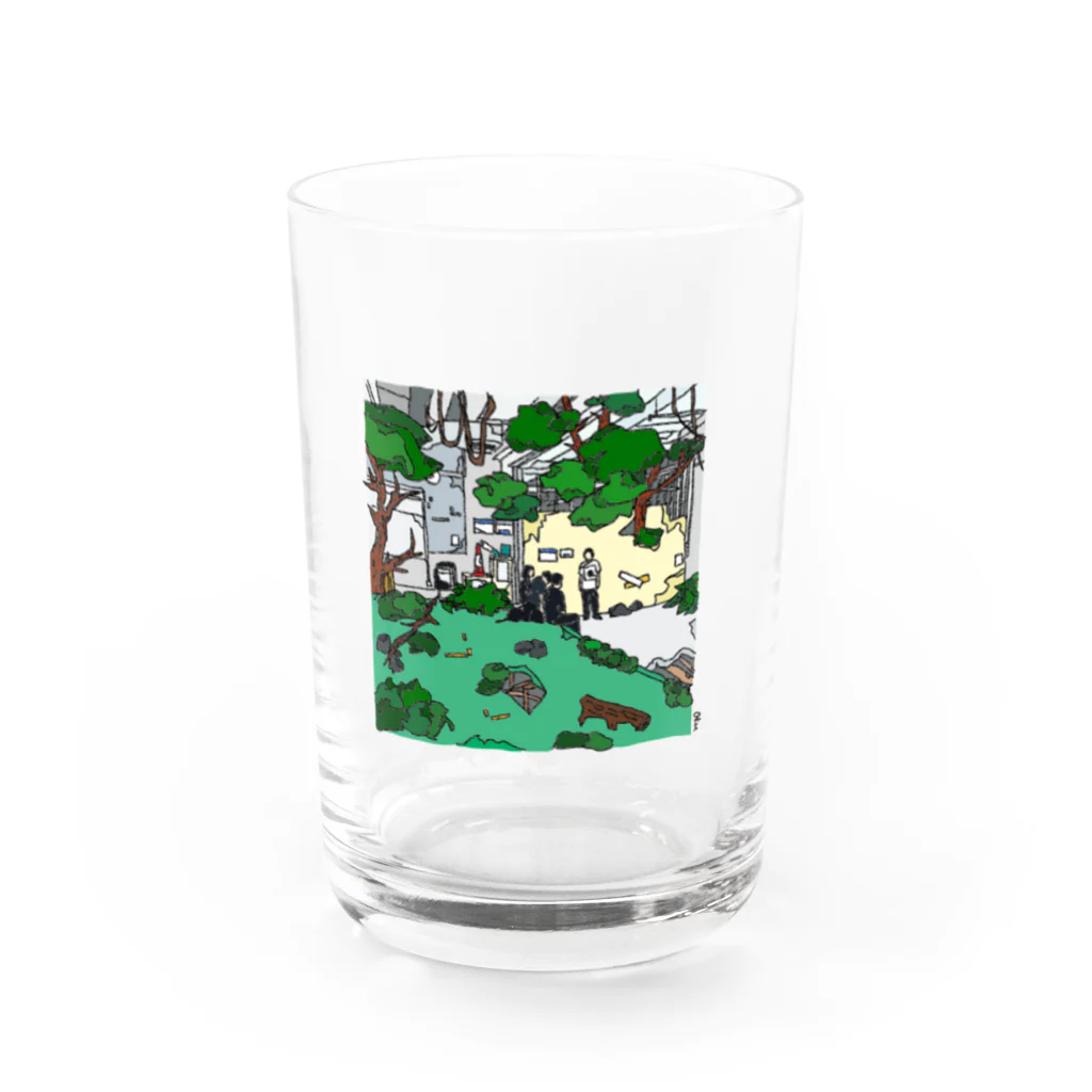 ILLUST-OKUのParking Water Glass :front