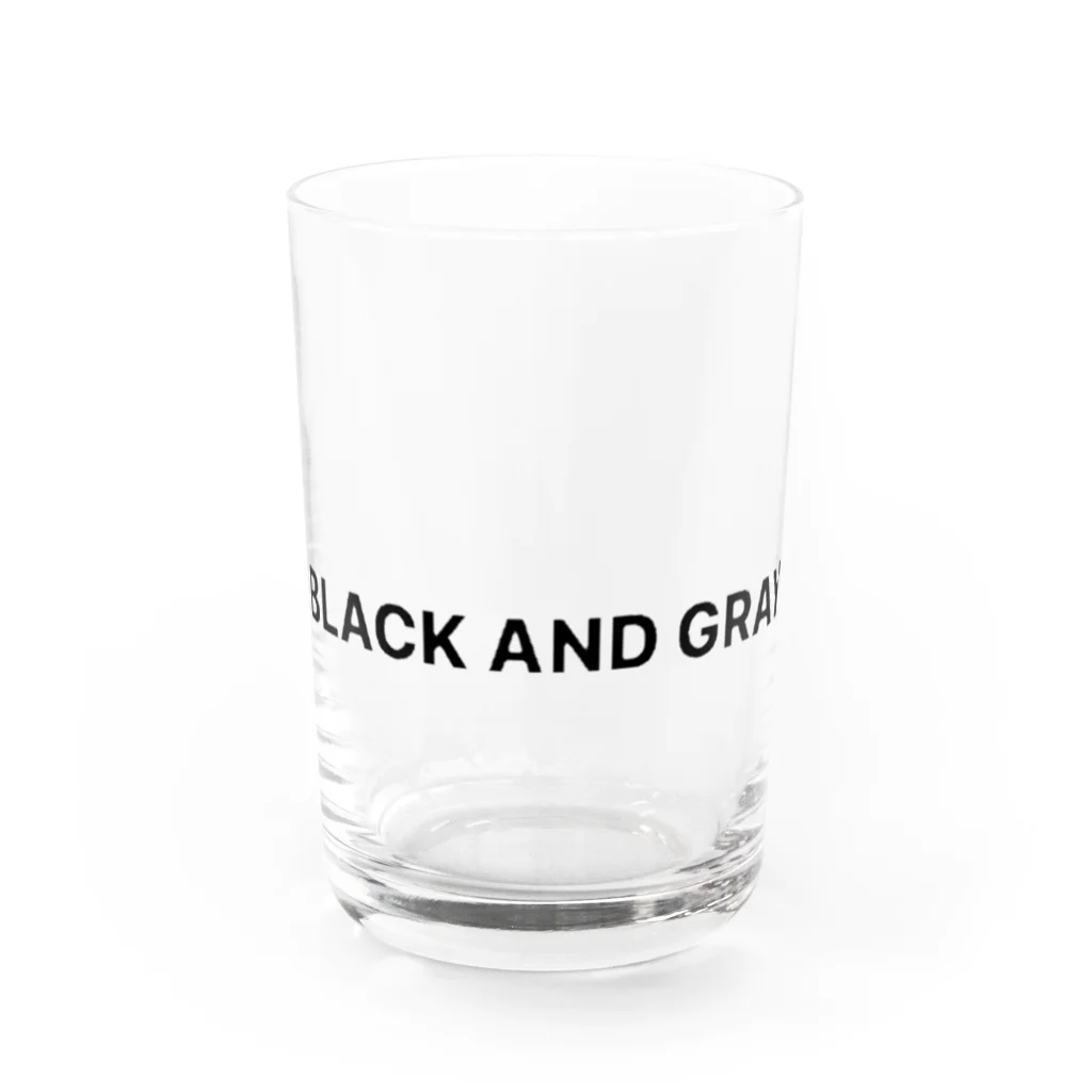 BLACK AND GRAYのBLACK AND GRAY Water Glass :front