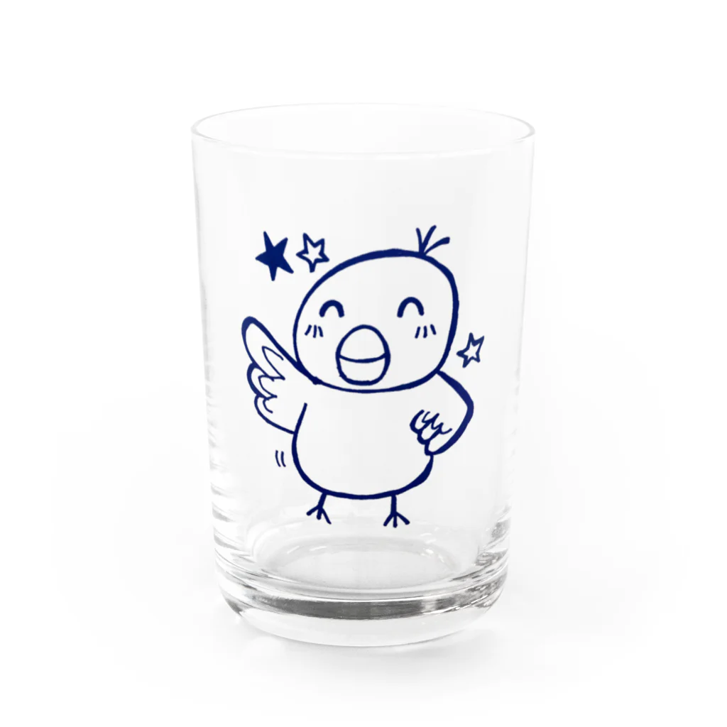 MOKOMOKOのまさピヨ Water Glass :front