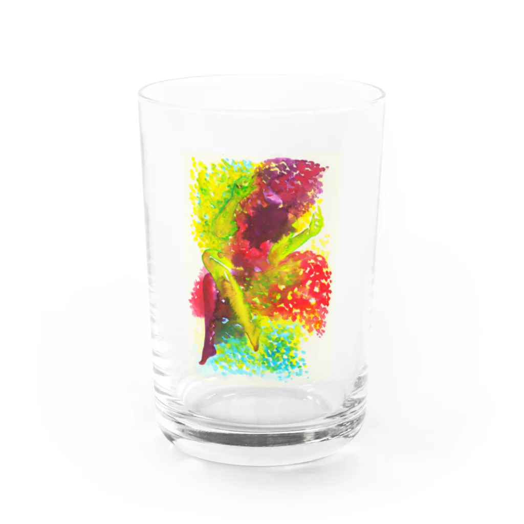 いろあそびの豊穣の女神 Water Glass :front