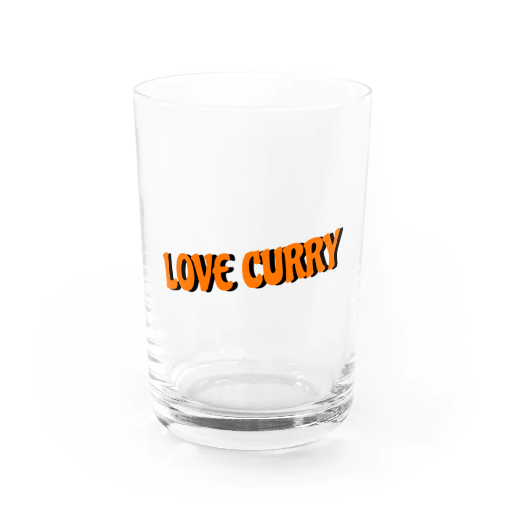 CONのカレーへの愛は右肩上がり Water Glass :front