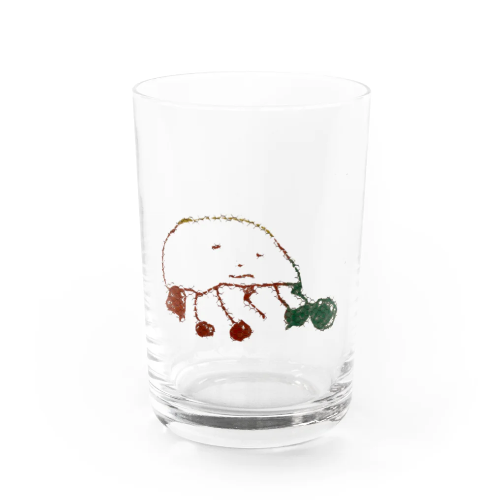 クラゲ屋のコティロリーザプンクタータ Water Glass :front