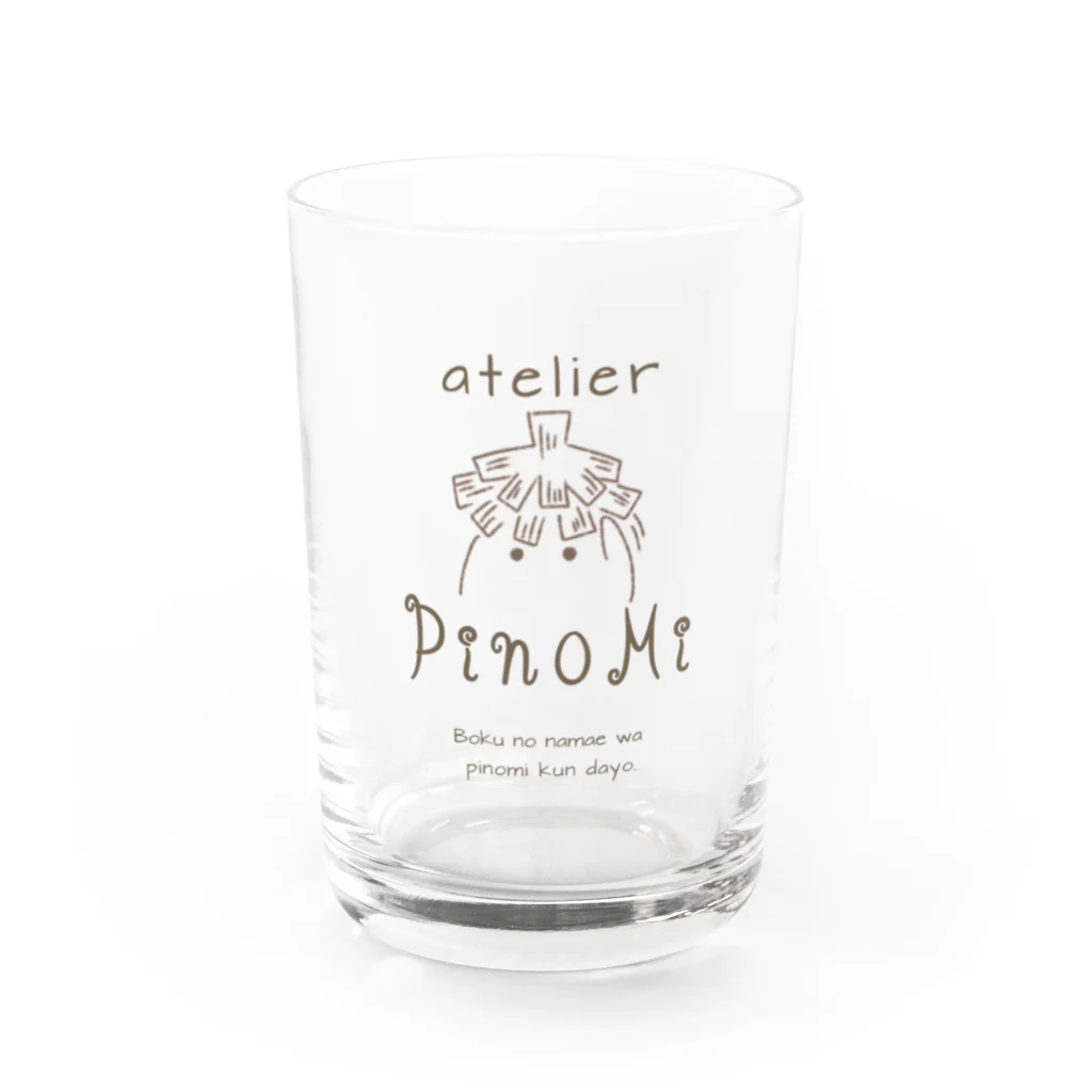  PinoMi's room【雑貨屋】のピノミくん Water Glass :front